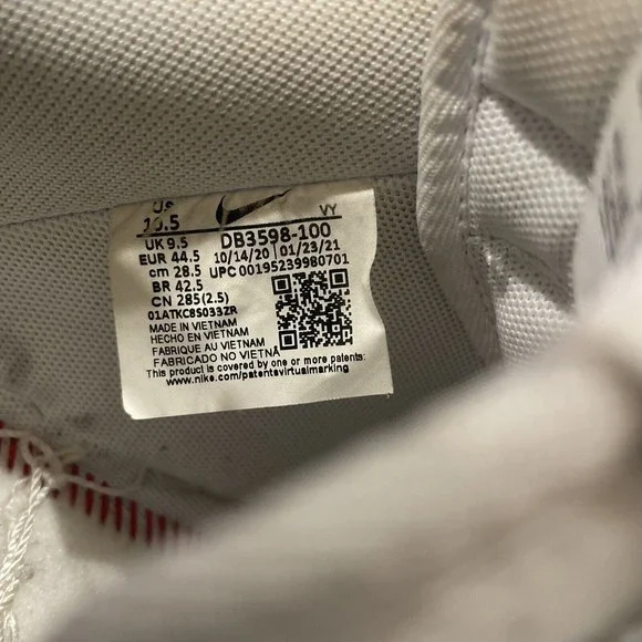 Mayumi Yamase x Nike Air Force 1 Flyleather Earth Day 2021 DB3598-100 Size 10.5 - Picture 7 of 9